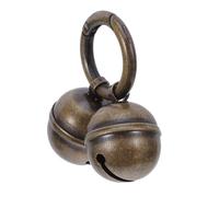 Levemolo Vintage Copper Dog and Cat Collar Bell with Quick Clip Extra Loud Brass Pet Tracking Charm for Pets Outdoor Safety and Stylish Retro Accent