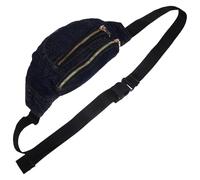 Levemolo Vintage Denim Waist Chest Crossbody Bag for Women Blue