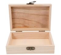 Levemolo Vintage Wooden Box with Lock 5 Pcs Small Boxes with Lids Rectangular Minimalistic Chic Versatile Storage Solution Secure Locking Mechanism for Home Decor and Craft Projects
