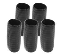Levemolo Violin and Viola Bow Rubber Grip Sleeve Set of 5 for Musician Practice and Performance, Enhancing Durability and Posture