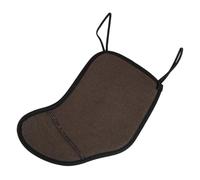 Levemolo Violin Rest 4/4-4/3 Size Cotton Velvet Support Pad Comfortable Brown Violin Accessory for Playing and