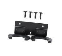Levemolo Wall-mounted Double Slot Microphone Holder Iron Mic Rack for Ktv Stage Performance Meeting Secure Wireless Mic Stand Preventing Slips and Falls Metal Bracket for Home and