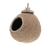 Levemolo Warm Coconut Bird Nest for Birds Delicate -shaped Parrot House for Lovebirds Canaries and Finches and Safe Breeding Nest for Home Use
