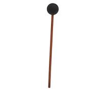 Levemolo Whale Singing Gong Mallet with Wooden Handle, Small Black Silicone Resonance Mallet for Meditation Yoga Sound Baths, Friction Percussion Instrument Accessory