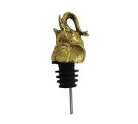 Levemolo Wine Pourer Stopper with Lightweight Design Elephant Head Shaped Made of Alloy Creative Bottle Sealing Wine Bottle Caps for Home and Party Use