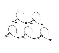 Levemolo Wired Headset Microphone Easy to Carry and Use Omnidirectional Mic with 3.5mm Threaded Connector 5pcs Plastic Material for Teaching and Performances
