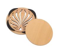 Levemolo Wood Acoustic Guitar Soundhole Cover Pattern Control Accessory Guitar Hole Block Protector for Acoustic Instruments