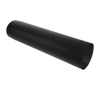 Levemolo Wood Burner Flue Pipe, Stainless Steel Chimney Pipe Connector for Pellet Stove and Chimney, Black, Leakproof Joints, Easy Installation, Home Use