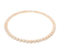 Levemolo Wooden Bead Garland Diy Decor Rustic Home Decor Stainless Steel Hoop Wreath Bead Ring for Party Wedding Farmhouse