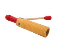 Levemolo Wooden Guiro Instrument for Boys and Girls Educational Music Toy for Kindergarten Percussion Rhythm Block Stick Early Childhood Development and Social Skills