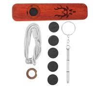 Levemolo Wooden Kazoo for Adults with Smooth Warm Texture and Natural Wood Grain, Lightweight Beginner Kazoo Design Requiring No Music Theory, for Guitar and Ukulele Accompaniment in Rhythm