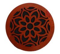 Levemolo Wooden Ocean Drum Handheld Percussion Instrument with Onomatopoeic Rain Sound for Meditation and Ensemble Play, Traditional Ethnic Design for Sound Therapy and Relaxation