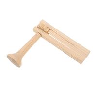 Levemolo Wooden Ratchet Noise Maker Safe Musical Instrument for Parties Sports Events and Early Music and Versatile for Creative Play and Rhythm Exploration