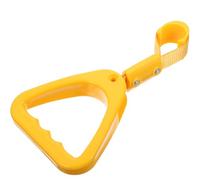 Levemolo Yellow Bus Subway Handle Ring Lightweight Nylon Hand Strap for Vehicle, Portable Plastic Grab Handle Suitable for Public Transport and Car Use