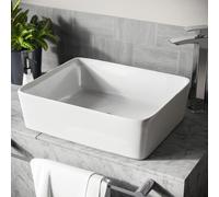 Leven Cloakroom Rectangle Counter Top Basin Bowl