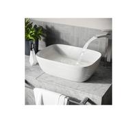 Leven Cloakroom Rectangle Stand Alone Counter Top Basin Sink Bowl