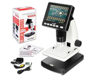 Levenhuk DTX 500 LCD Portable Digital USB Microscope (20-500x) with LCD Display