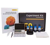 Levenhuk K50 Kids Home Lab STEM Kit for Microbiology with Full-Colour Illustrated Educational Experiment Guide, Prepared Samples and Scientific Tools (EN)