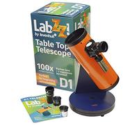 Levenhuk LabZZ D1 Easy-to-use Telescope for Children with Rotatable Tabletop Dobsonian Mount and 100x Magnification Power