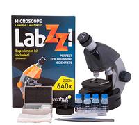 Levenhuk LabZZ M101 Moonstone 640x Portable Microscope Science Kit for Children with LED Light, Kids Beginner Educational STEM Toys Set, Prepared Sample Slides, and Illustarted Experiment Guide (IT)