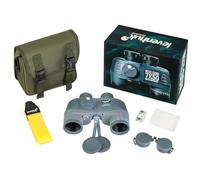 Levenhuk Nelson 7x50 Waterpoof Marine Binoculars with Reticle, Compass, Fully Multi-coated Glass Optics and IPX7 Protection Rate
