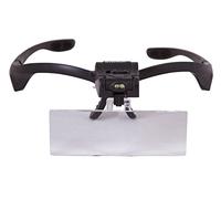 Levenhuk Zeno Vizor G3 Hands Free Magnifying Glasses with LED and 5-Step Magnification