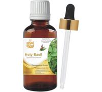 LEVENMOOI Holy Basil (Ocimum tenuiflorum) Pure & Natural Therapeutic Grade Essential Oil Glass with Dropper (30ml)