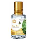 LEVENMOOI Holy Basil (Ocimum tenuiflorum) Pure & Natural Therapeutic Grade Essential Oil Glass Without Dropper (5ml)