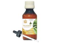 LEVENMOOI Thuja Wood (Thuja occidentalis L) Essential Oil 50ML for Aromatherapy, Diffuser, Humidifier and Massage, Plastic Bottle with Dropper