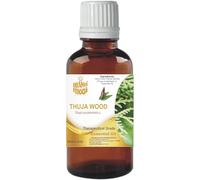 LEVENMOOI Thuja Wood (Thuja occidentalis L) Therapeutic Grade Essential Oil Pure & Natural 10ML Amber Bottle Without Dropper Perfect for Diffuser, Humidifier, Aromatherapy & Multipurpose DIY