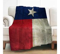 Levens Texas Flag Throw Blanket Print Soft Warmth Blanket for Sofa Office Bed and Travelling Twin 60"x80"