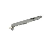 Lever Action Flush Bolt - Concealed Door Bolt with Radius Forend 200mm - Gun Metal Finish from Ironmongery Hardware Online