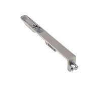 Lever Action Radiused Flush Bolt - 200mm x 20mm - Satin Stainless Steel