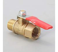 Lever Ball Valve Flow Control Forged Brass Ball Valve Male X Female Threaded Ends and Aluminium Lever Handle in Size (12mm 16mm 20mm) 20mm