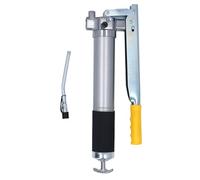Lever Grease Gun Heavy Duty 12000PSI High Pressure Dual Action Grease Gun for Cars Trucks Boats Alloy Steel Rubber Handle 21oz Capacity
