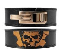 Lever Lifting Belt for Man and Women, Weightlifting with Adjustable Heavy Duty Buckle, Professional Weight Lifting Belt Black/Gold