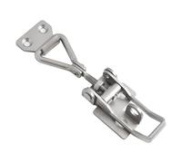 Lever Lock Hasp Stainless Steel Hasp Lock Latch Self-Locking Adjustable 67-80mm Toggle Clamp Latch Catch Furniture Hardware