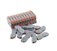 Lever Nut Wire Connectors, 20-50 PCS Assemblable Terminal Blocks For Electrical Wiring And Junction Boxes(50pcs)
