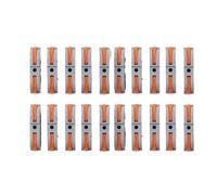Lever Nut Wire Connectors, 20-50 PCS Assemblable Terminal Blocks For Electrical Wiring And Junction Boxes(20pcs)