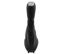 Lever Shifter Stick 5 Speed Car Leather Gear Shift Knob Lever Shifter Boot Cover Case Replacement for Renault for Clio 2 II for Megane 2 II for Kangoo Shifter Handball (Color : Matte Black)