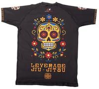 Leverage Clothing - Mens Jiu-Jitsu No-Gi BJJ Grappling MMA Water Surfing Summer Beach - Rash Vest Rash Guard (UK, Numeric, 44, 46, Regular, Regular, Gringo)