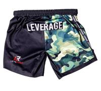 Leverage Mens MMA BJJ Shorts - NoGi Jiujitsu, Kickboxing, Surfing, Summer, Gym, Workout - Mens Gift (UK, Numeric, 26, 28, Regular, Regular, Black)