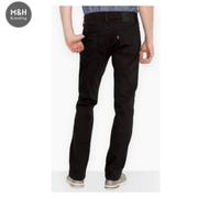 Levi 511 Men Jeans Slim Fit Dark Blue and Black Rock Cod Stretch Denim Jeans