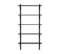 Swedese Levi 90 Shelf Large Aluminum/ Black Ash