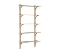 Swedese Levi 90 Shelf Large Aluminum/Oak