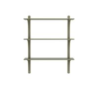 Levi 90 Shelf Medium Aluminum/Moss Green/ Ash