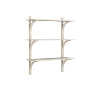 Swedese Levi 90 Shelf Medium Aluminum/White Pigmented Ash