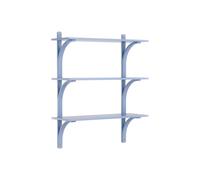 Levi 90 Shelf Medium Brass/ Blue/Ash