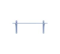 Levi 90 Shelf Small Aluminum/ Blue/Ash