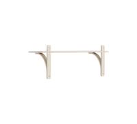 Swedese Levi 90 Shelf Small Aluminum/White Pigmented Ash